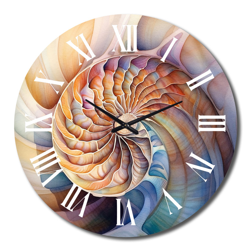 Horloge murale Seashell Symphony II, Très grand
