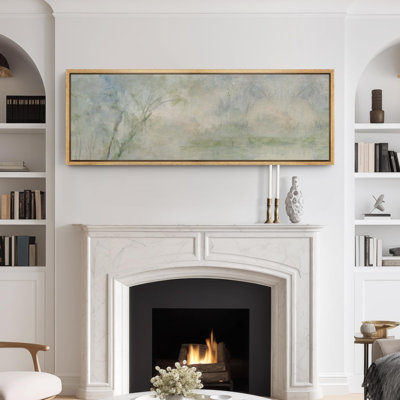 Murmure de roseaux abstraits pastel
