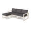Ensemble de conversation modulaire avec repose-pieds POLYWOOD Edge-68602963-68602965