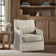 Fauteuil pivotant rembourré avec coussin lombaire l 28 po Bedford London-95260476