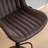 Brinitta Modern Swivel Adjustable Height Bar Stools Faux Leather Padded Counter Stools-344278941