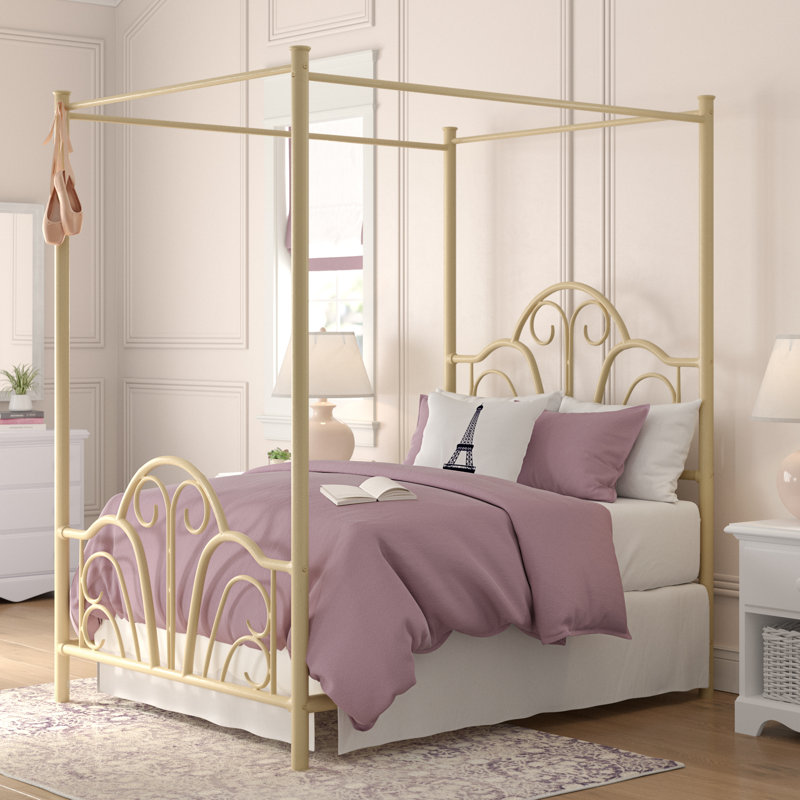 Ishah Metal Canopy Bed