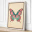 Symmetrical Butterfly Study Botanical - Wrapped Canvas-562998665-562998657