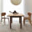 Japanese style solid wood dining table-105507799