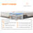 Adjustable Bed with 14" Hybrid Mattress, Massage, Wireless Remote, App Control, Zero Gravity, Underbed Light, USB & Type C Ports on both sides-91376034