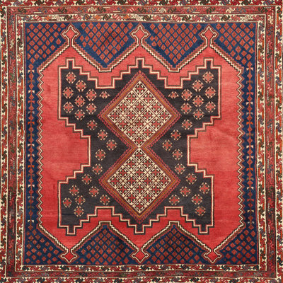 Tapis oriental marron / noir
