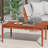 Streamlined Outdoor Rustic Coffee Table, Wood, Tone, 36.58" X 20.26" 15.45", Feature Table Of Hue, Width, Depth, 15.45" Height