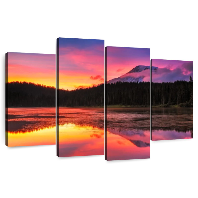 Alvord Mount Rainier Sunset Glow