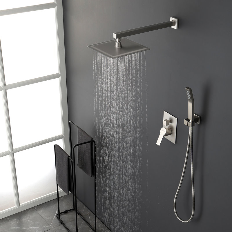 All-In-One Kit with Rough in-Valve, Brushed Nickel