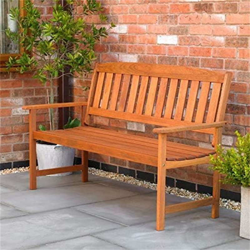 Manufactured Wood Wood Outdoor Bench