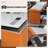 Rectangular Stone+Manufactured Wood with 3 drawers desk-109244659-109244660