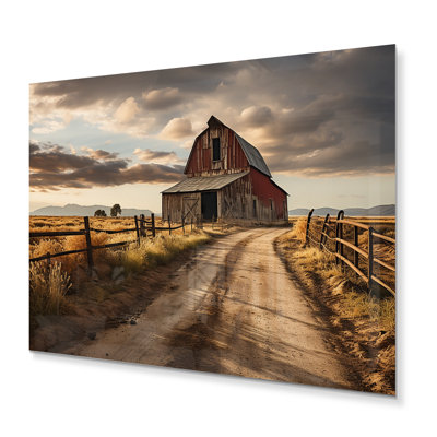Barns Rustic Charm II - Farmhouse Print on Metal