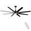 Ventilateur de plafond surdimensionné à DEL standard avec télécommande et ensemble d'éclairage inclus-110096760-110096758