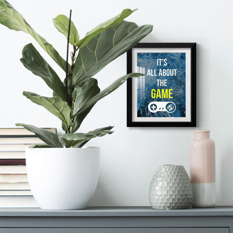 Gamer at Play IV -Framed Print