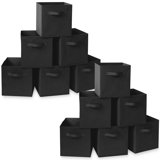 Collapsible Fabric Cubes, 11" Storage Bins (Set of 12)