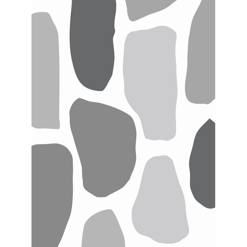 Autocollants en vinyle Confetti, Gris