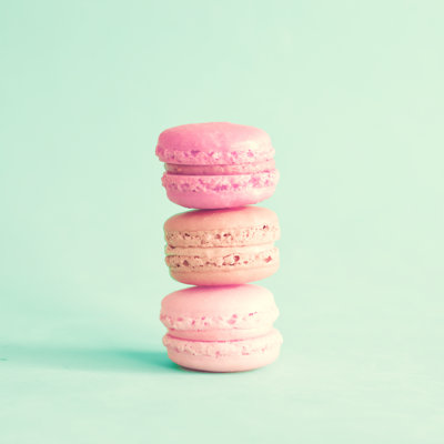 Tower Of Macaroons by Andreka - Wrapped Canvas Print
