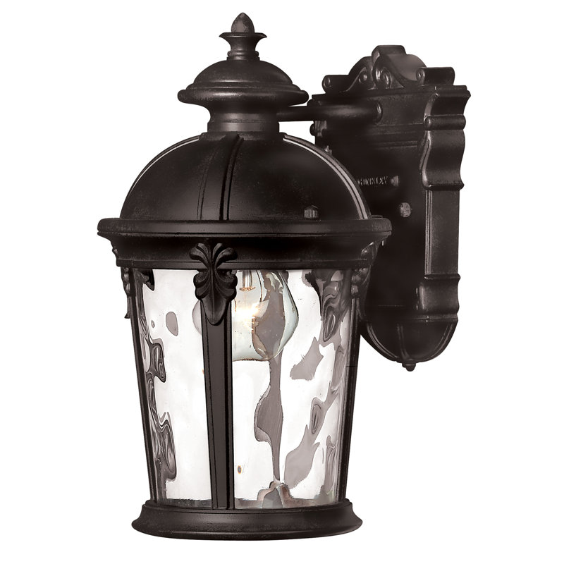 Windsor LED Outdoor Wall Lantern, 75W Max Medium, Black