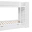Lit superposé gris complet avec options de rangement - 2 tiroirs et armoire, construction, coffre-fort pour une utilisation familiale, armoire de rangement à compartiments supplémentaires de format guide facile à installer pour un espace de vie ado co-1352998944-1352998946