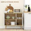 Buffet, armoire d'appoint avec tablettes réglables