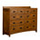 Commode double en bois massif à 10 tiroirs Orpha