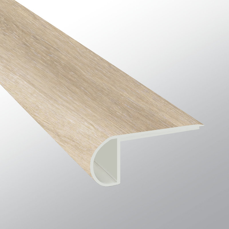 0.75 in. T x 94 in. L x 2.75 in. W Luxury Vinyl Flooring Trim Flush Stair Nose, Straw Serenity