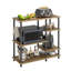 Chariot pour micro-ondes de cuisine 35,4 po Verner de Baker's Rack facile à assembler-188369934