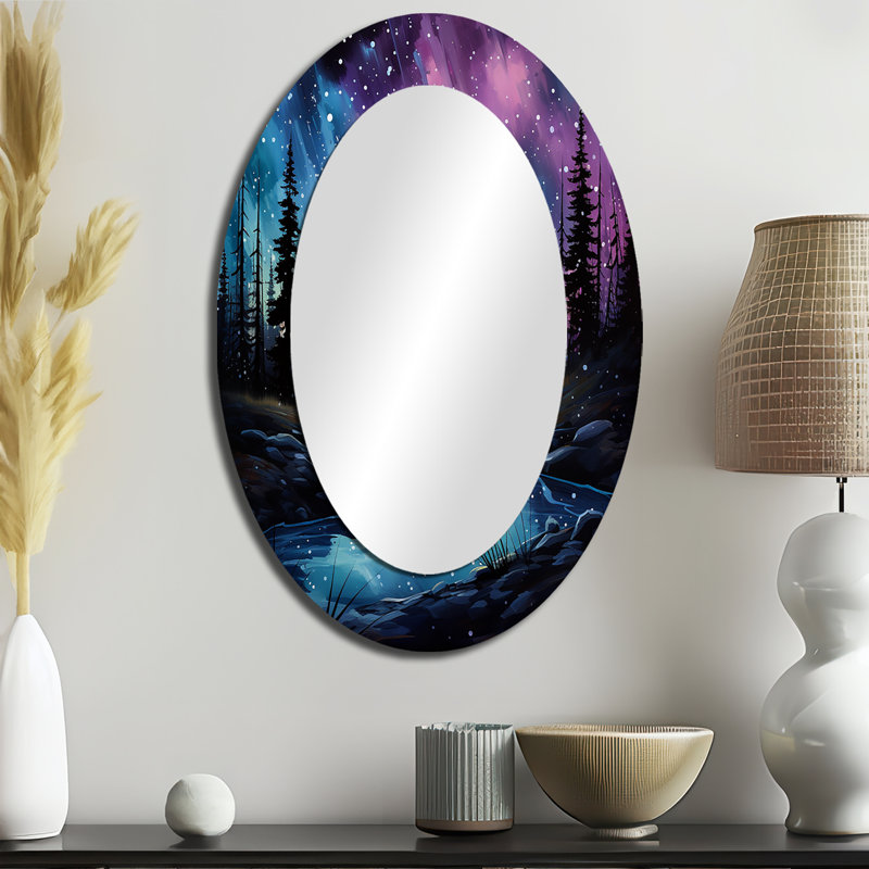 Miroir mural Aurora Borealis, 36 po x 24 po