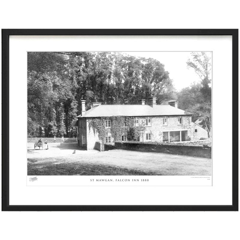 St Mawgan, Falcon Inn 1888 by Francis Frith - Single Picture Frame Print, 60cm H x 80cm W x 2.3cm D