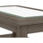 Randell Glass Top 2 - Drawer End Table with Storage