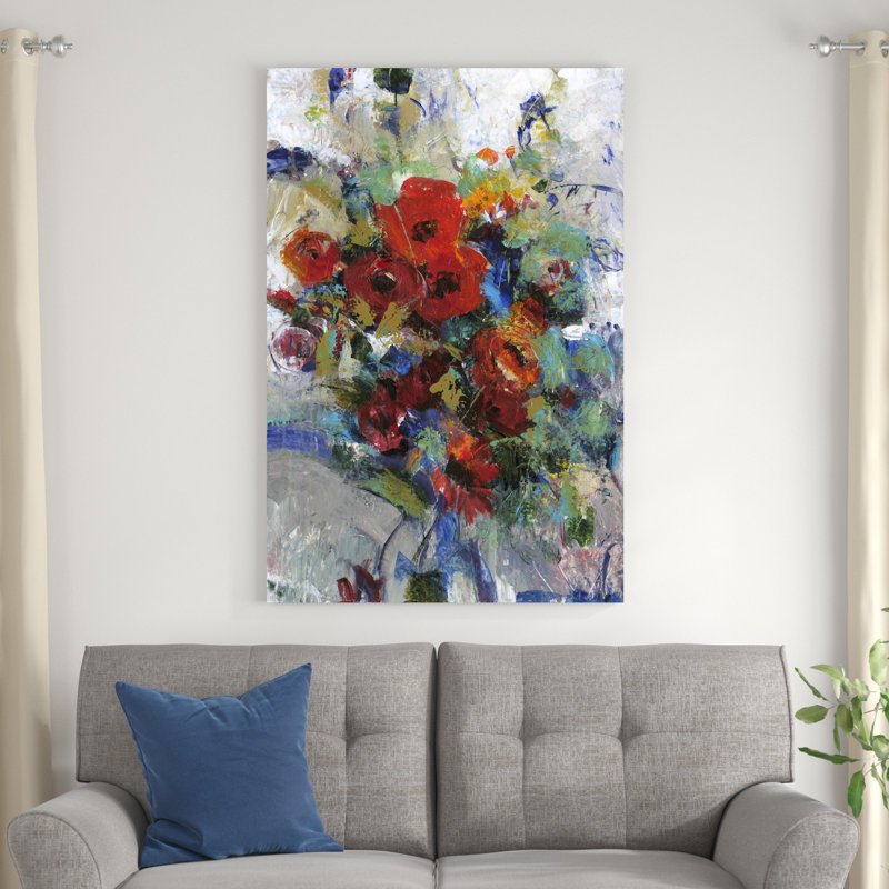 Éclaboussure de couleur II, H 48 po x l 32 po x P 1,25 po