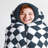 Checkerboard Knitted Throw Blanket-100659707