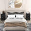 37cm W Manufactured Wood Bedside Table