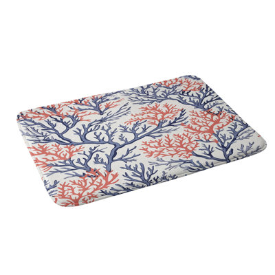 Megan Morris Corals of Aethoria Memory Foam Bath Mat