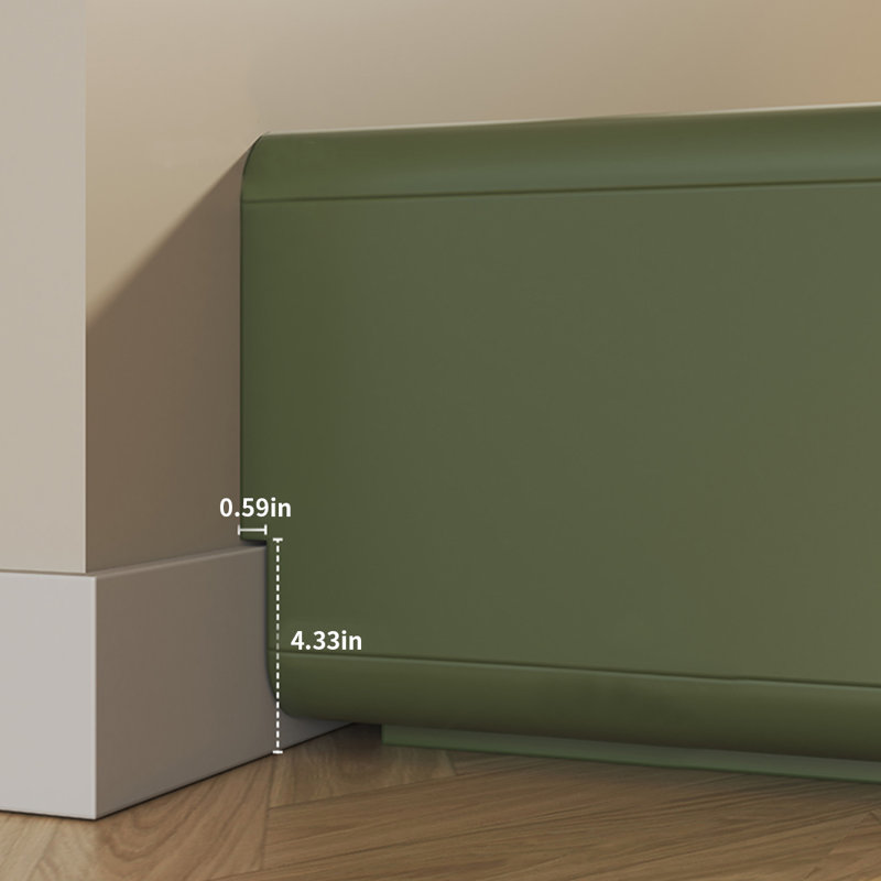 Meuble télé en bois extensible, H 12,6 po
