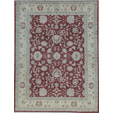 Ziegler Hand-Knotted High-Quality Red and Gold Area Rug
