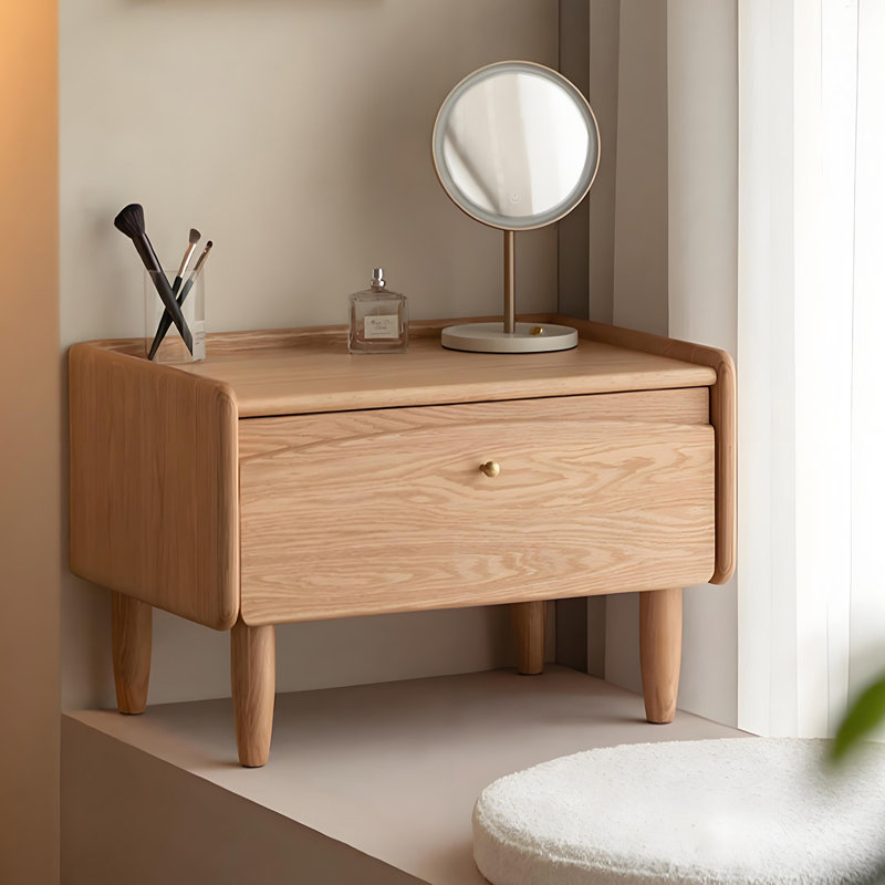 23.62"All-Solid Wood Mini Bay Window Vanity