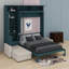 Grand lit escamotable Designs, lit escamotable avec canapé et tablettes Designs-2119659765