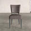 Chaise d'appoint en bois massif Aleshia en brun antique
