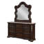 Commode à 9 tiroirs Faxon en noyer foncé