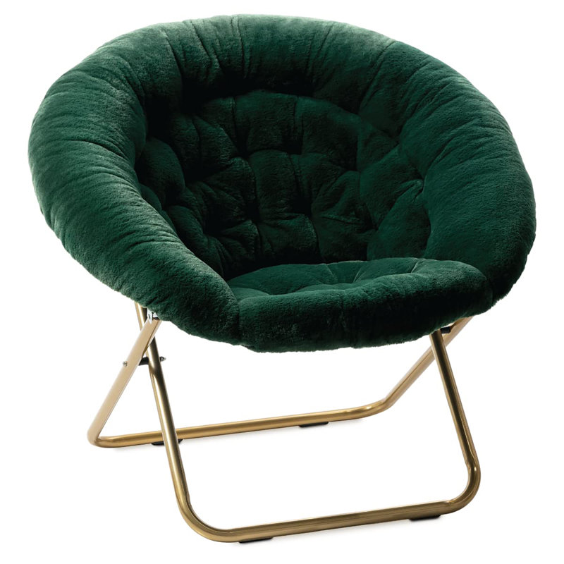 Chaise soucoupe pour chambre à coucher, Vert