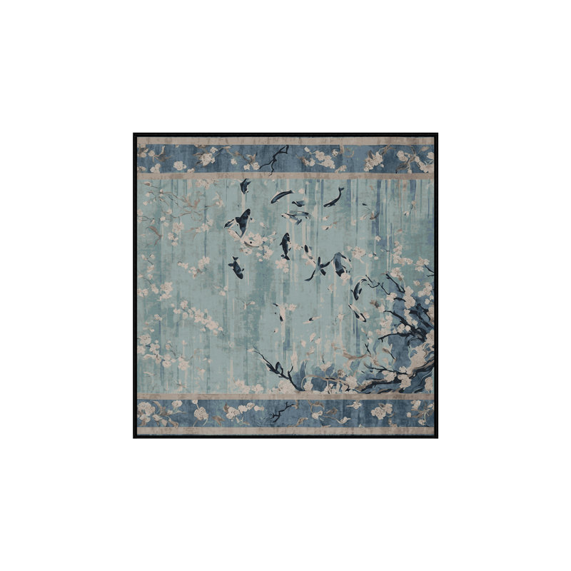 Tapis gris soyeux et moelleux, Carré 8 pi