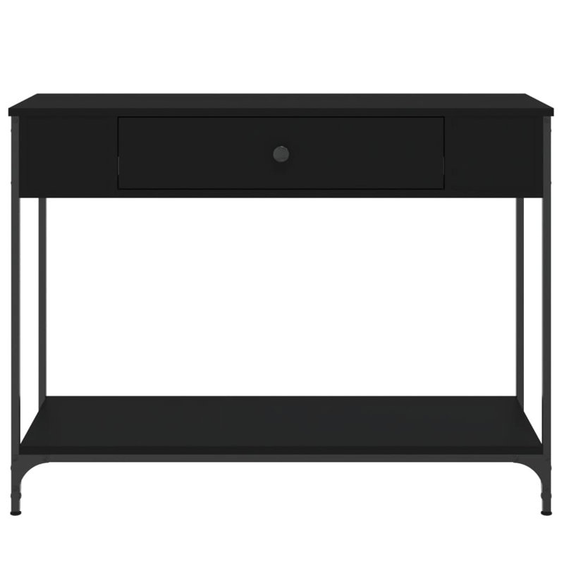 Console Table, Black, 75cm H x 100cm W x 34.5cm D