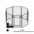 Panel Iron Exercise Pen With Door-96808274