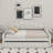 Full Size Upholstery Daybed Frame With Backrest And Trundle-114414822