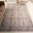 Jeccica Distressed Vintage Medallion Jute Blend Polyester Area Rug-1230072703