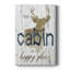 «Happy Place Cabin», peinture sur toile tendue-105535624