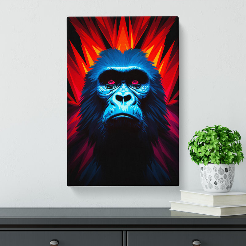 Gorilla Op - Wrapped Canvas, 50cm H x 35cm W x 3cm D