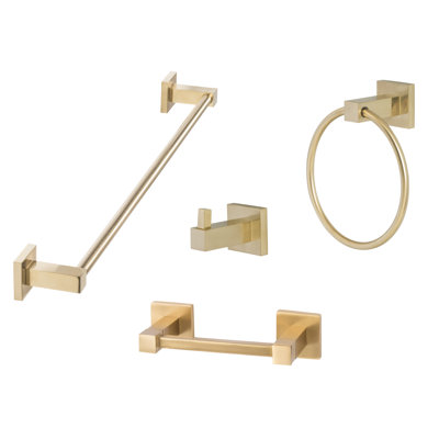 Ensemble de salle de bain Baden Series, laiton satiné