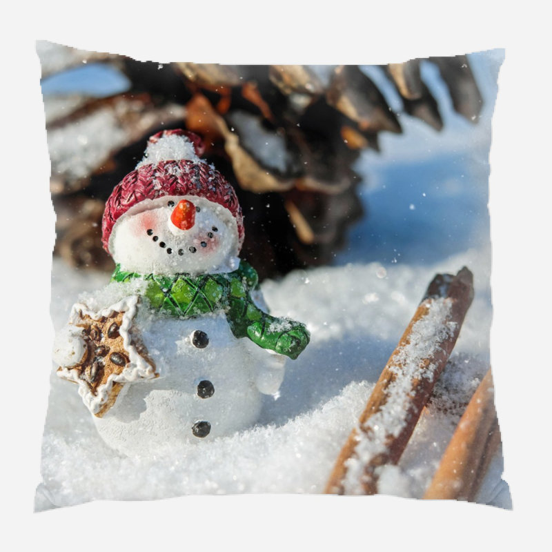  Coussin Snowman